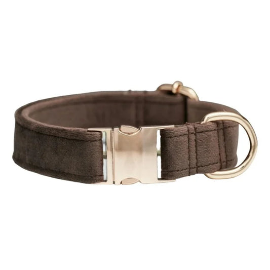 Pet Collars Velvet Collar With Name And Phone Number