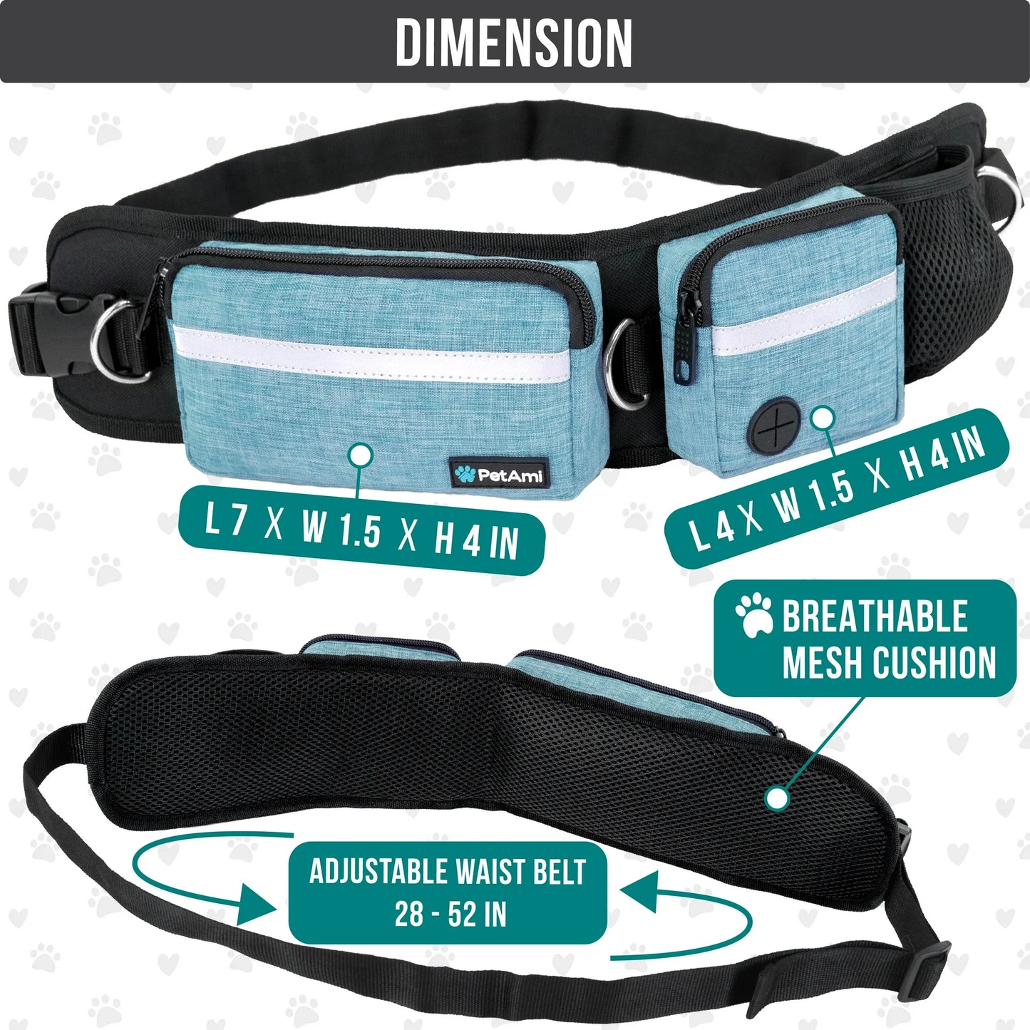 PetAmi Hands Free Dog Leash