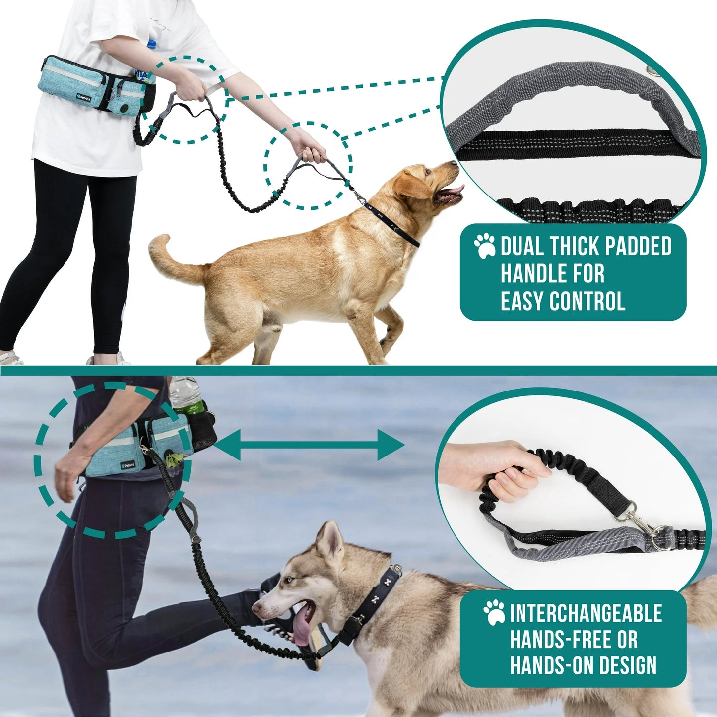PetAmi Hands Free Dog Leash