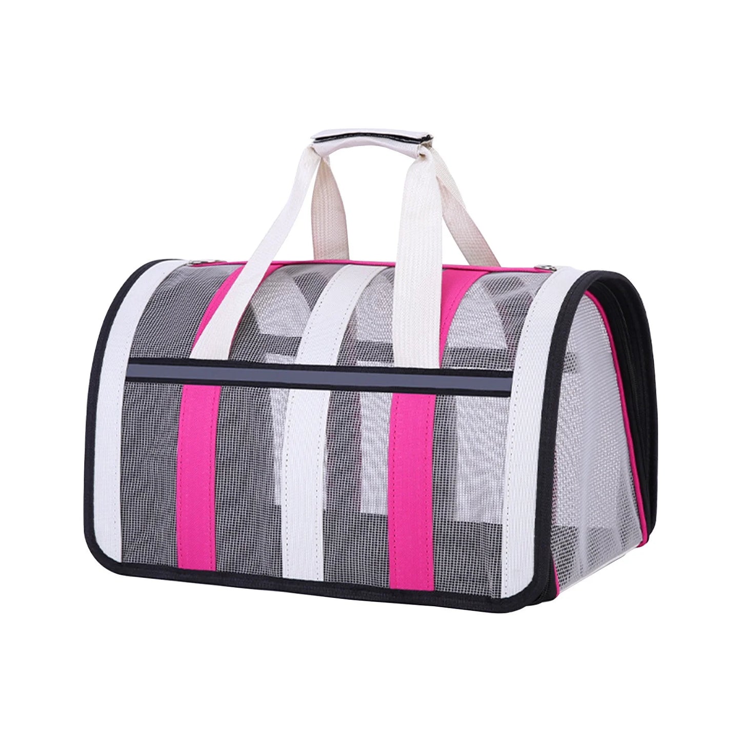 Cloth Soft-sided Pet Carrier, for Small Medium Cats Dogs, Mesh Ventilation & Foldable, Durable & Portable Travel Bag Up to 15lbs