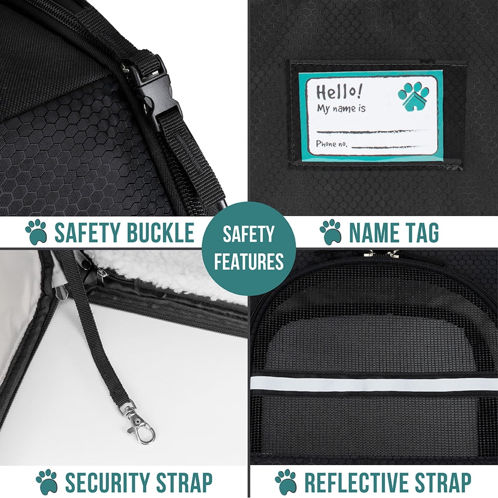 PetAmi Expandable Pet Backpack Carrier