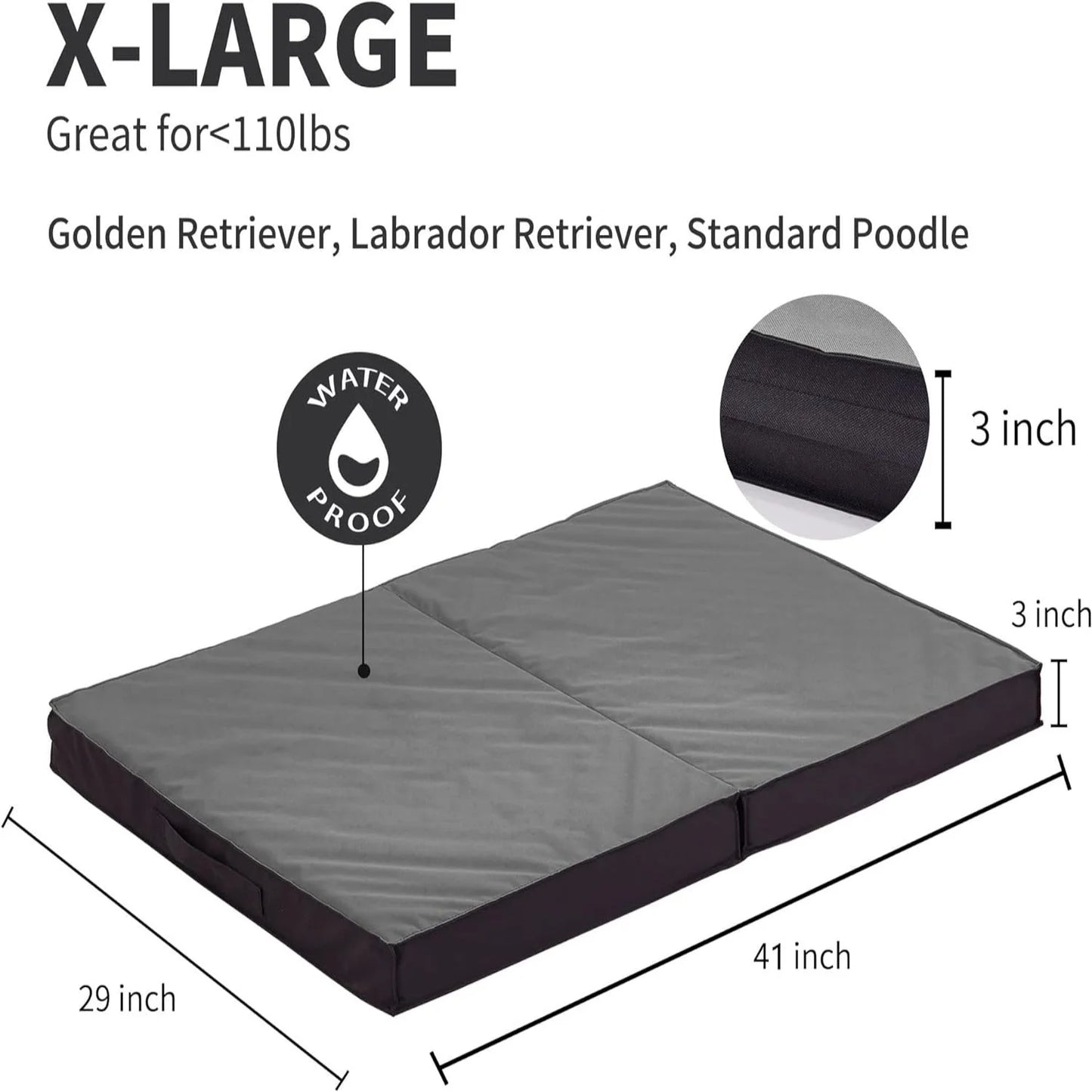 WATANIYA Foldable Travel Dog Bed