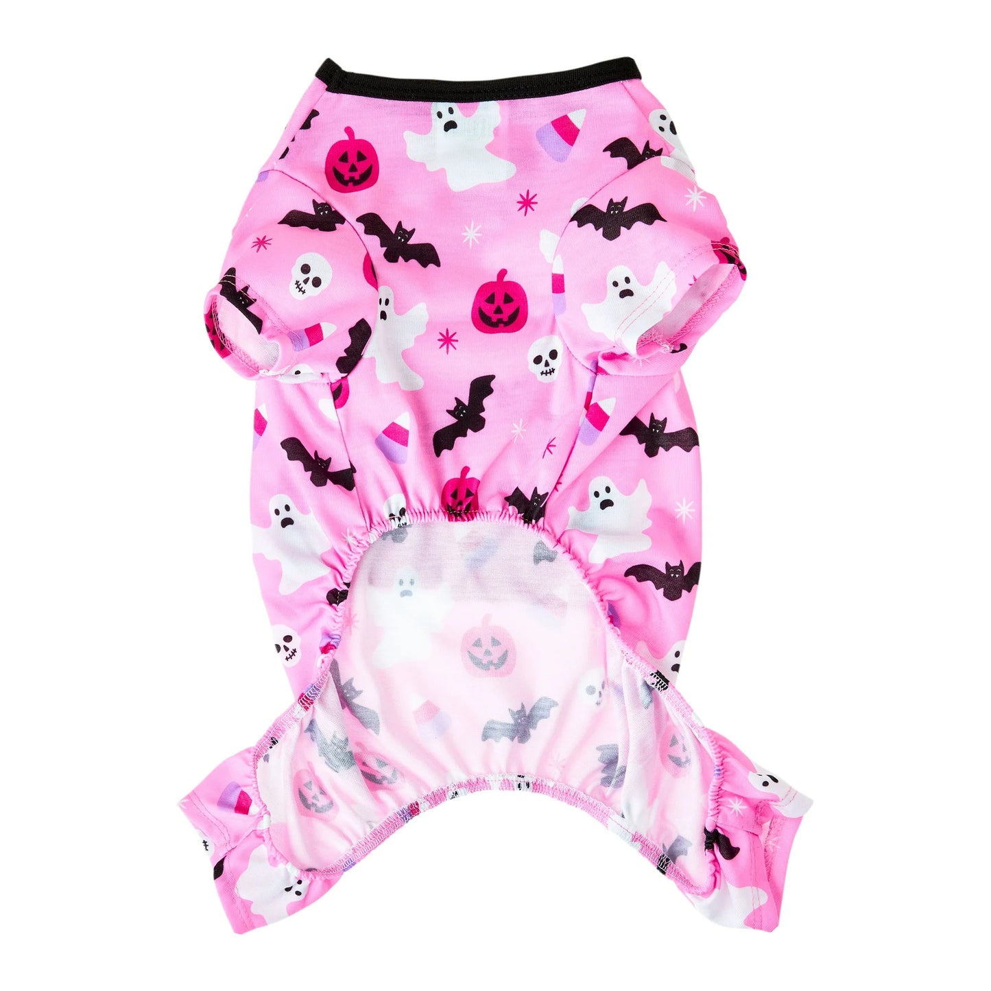 Vibrant Life, Dog and Cat Clothes, Spooky Surprises Halloween Pet Pajama, Pink, Size Small